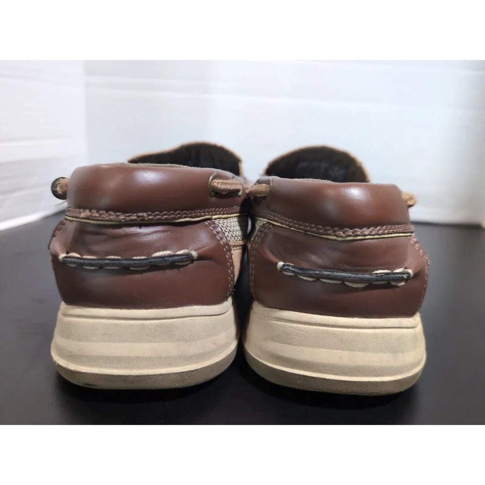 BASS PRO WORLDWIDE SPORTSMAN NANTUCKET SLIP-ON BOAT SHOES MENS SIZE 8M VGC